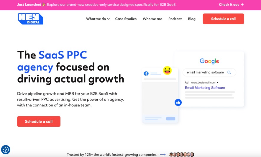 Hey Digital SaaS PPC Ads Agency