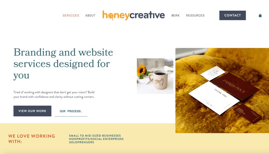 Honey Creative Full-Service Small Business Branding Agency