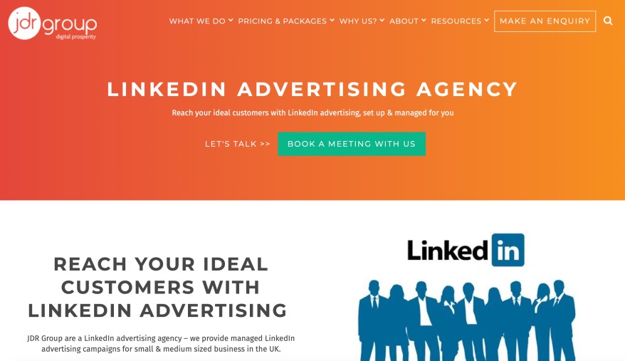 JDR Group Best LinkedIn Ads Companies