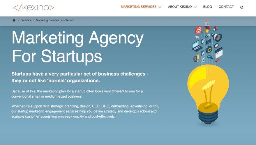 Kexino Best Digital Marketing Company for Startups