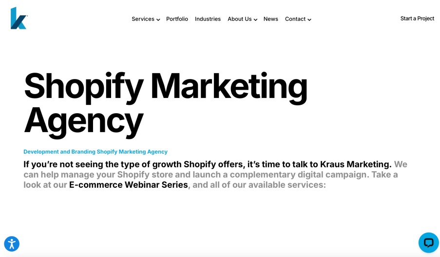 Kraus Group Best Shopify Digital Marketing Agency