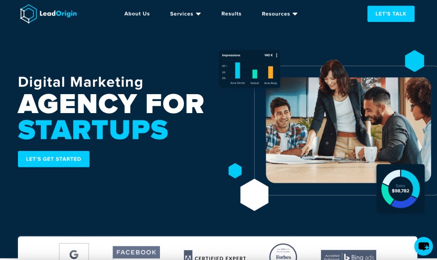 LeadOrigin Digital Marketing Services for Startups