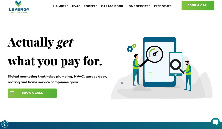 Levergy Digital Marketing Agency for Plumbers and Plumbing Contractors