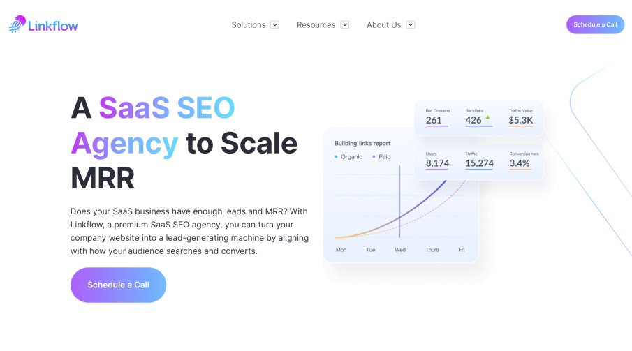 Linkflow Top SaaS SEO Company