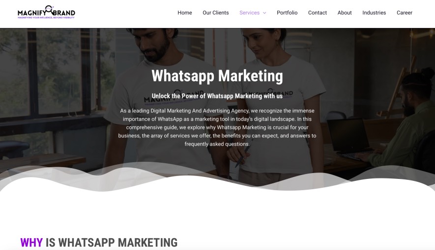 Magnify Brand Leading WhatsApp Marketing Services Agency