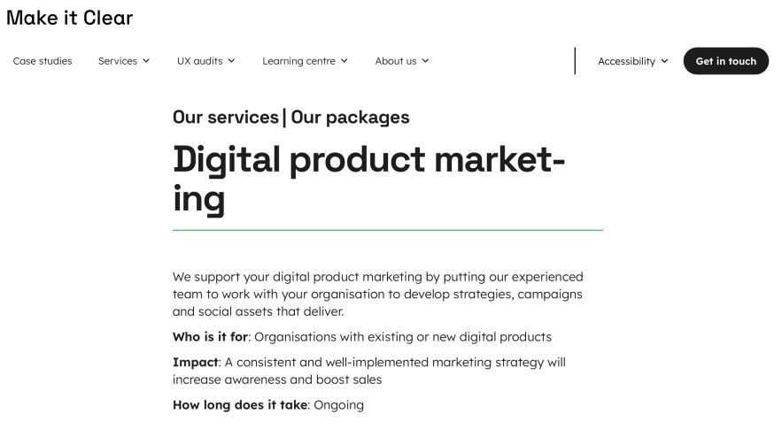 Make it Clear Best Product Marketing Services