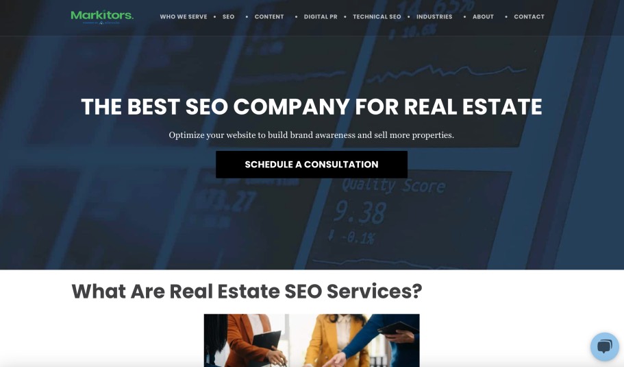 Markitors Best Real Estate SEO Services