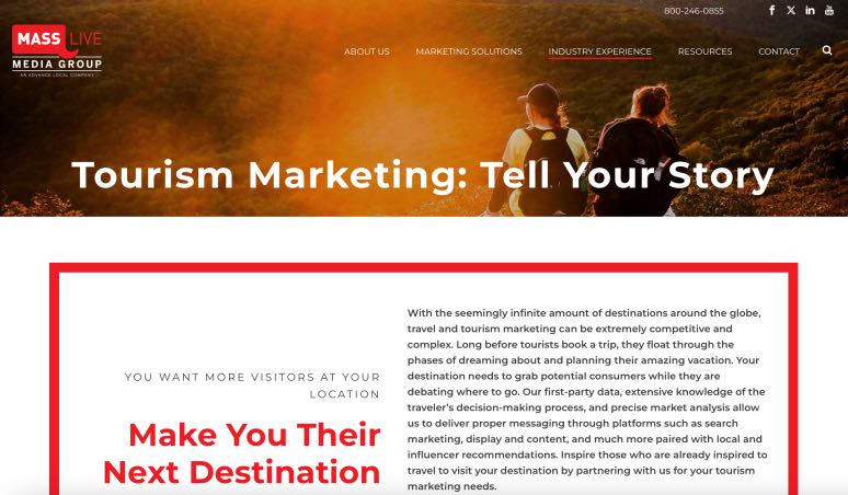 MassLive Media Top Tourism Marketing Companies