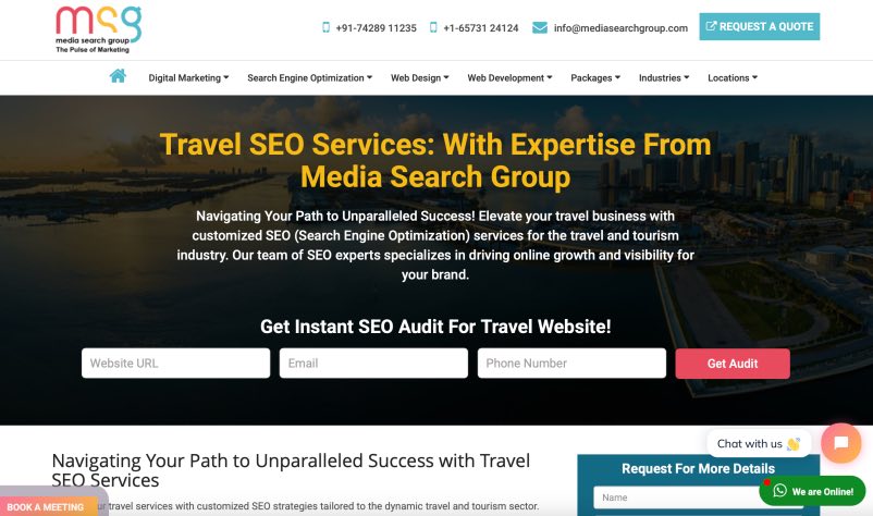 Media Search Group Top Travel SEO Services Agency