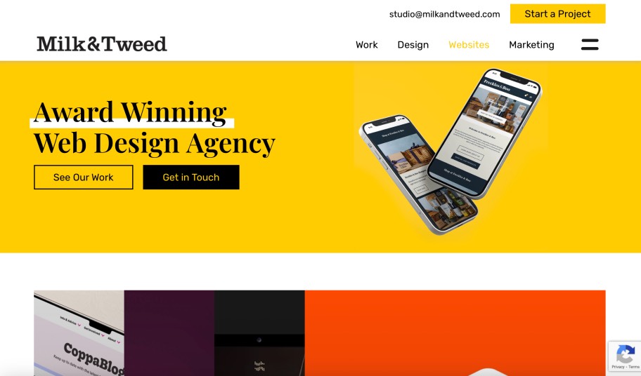 Milk & Tweed Best Website Development Agency