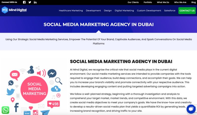 Mind Digital Group Paid Social Media Advertising Services