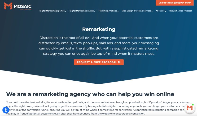 Mosaic eMarketing Top Remarketing Services Agency