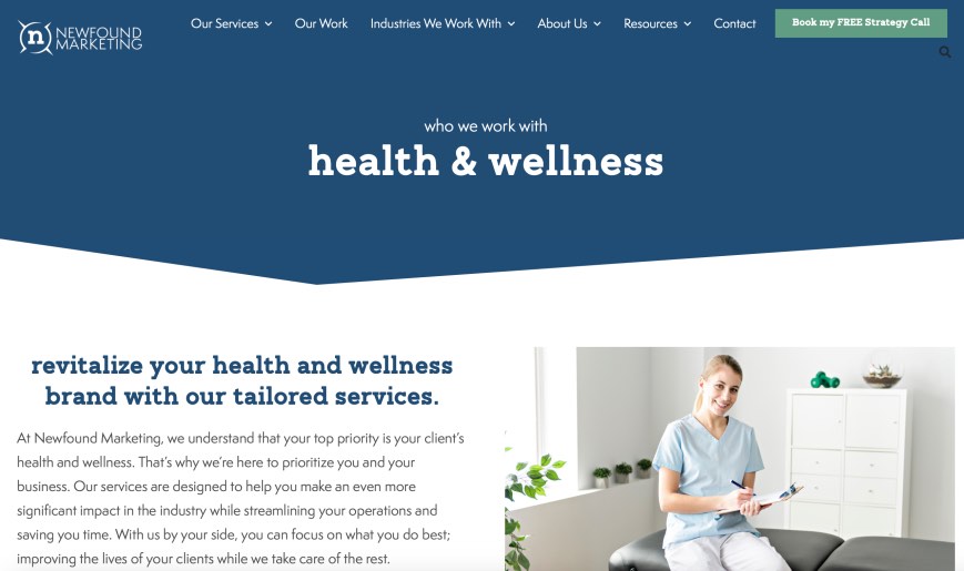 Newfound Marketing Health and Wellness Digital Agency