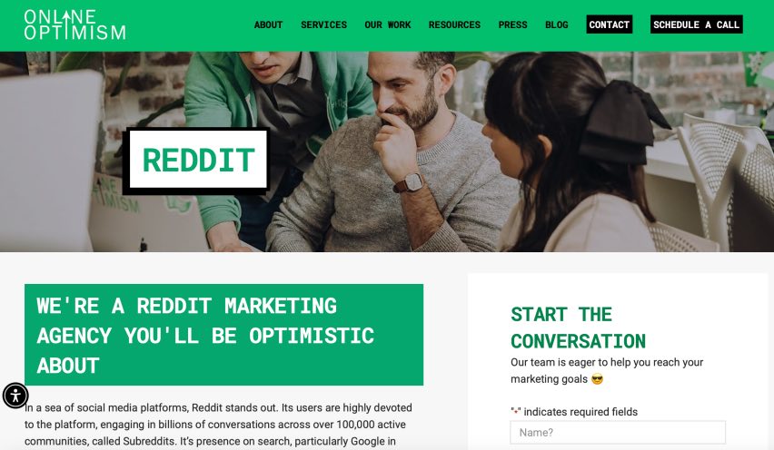 Online Optimism Best Reddit Advertising Agency