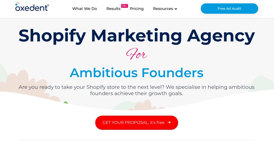 Oxedent Best Shopify Digital Marketing Services