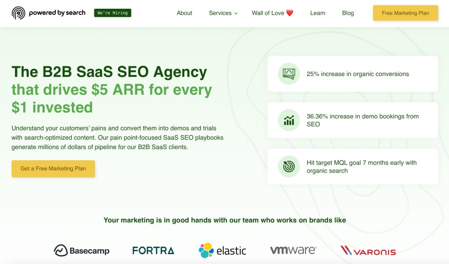 Powered by Search Best B2B SaaS SEO Agency