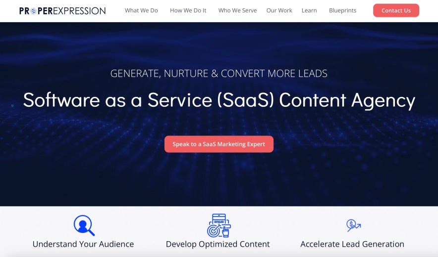 Proper Expression Best B2B SaaS Content Creation Agency