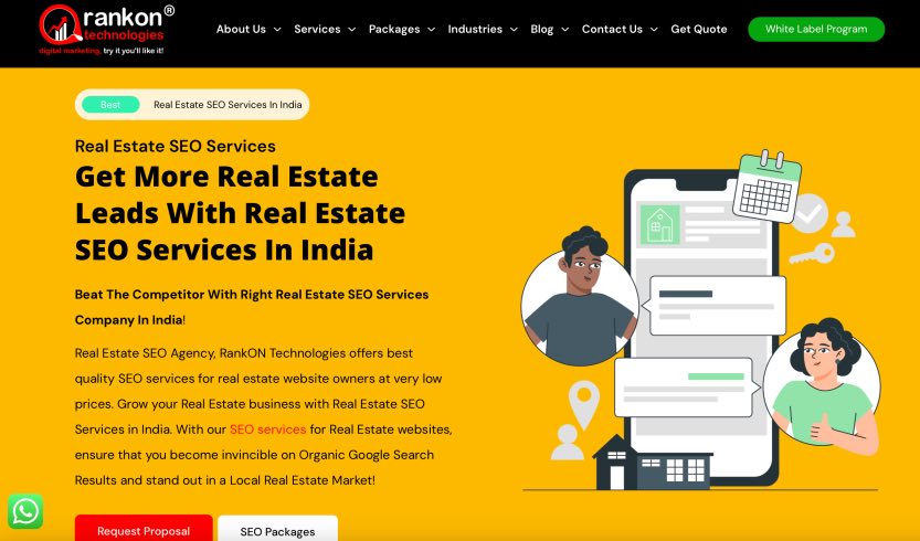 RankOn Technologies Top Real Estate SEO Agencies