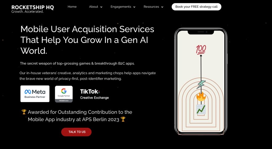 RocketShip HQ Leading User Acquisition Company