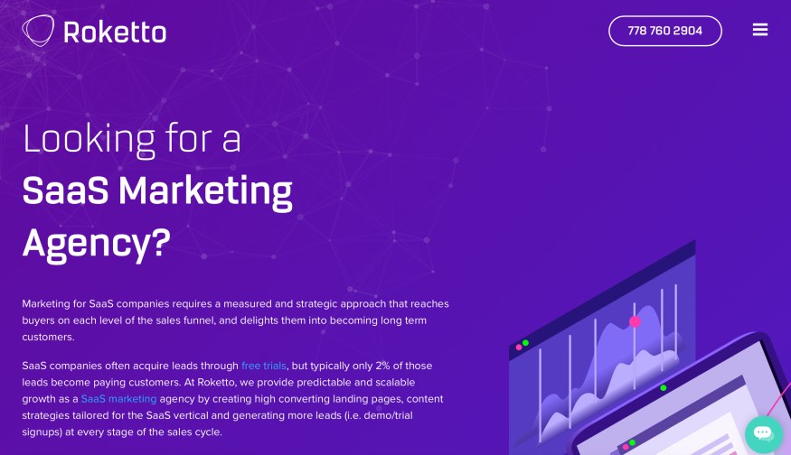 Roketto Best SaaS Digital Marketing Agencies