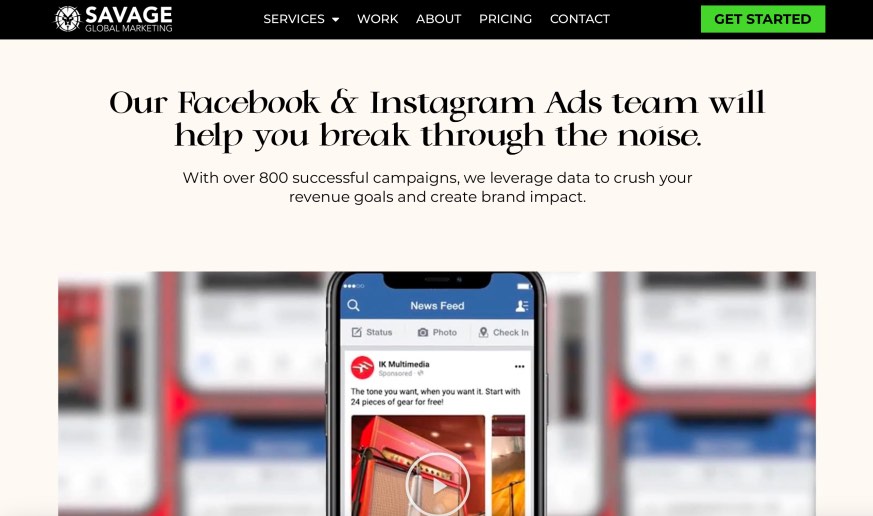 Savage Global Marketing Top Instagram Advertising Companies