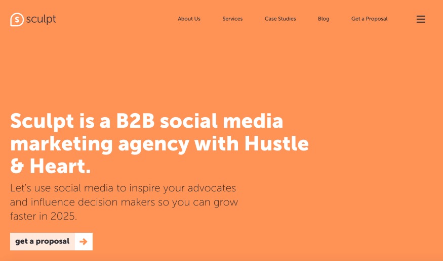 Sculpt Top Paid Social Media Company