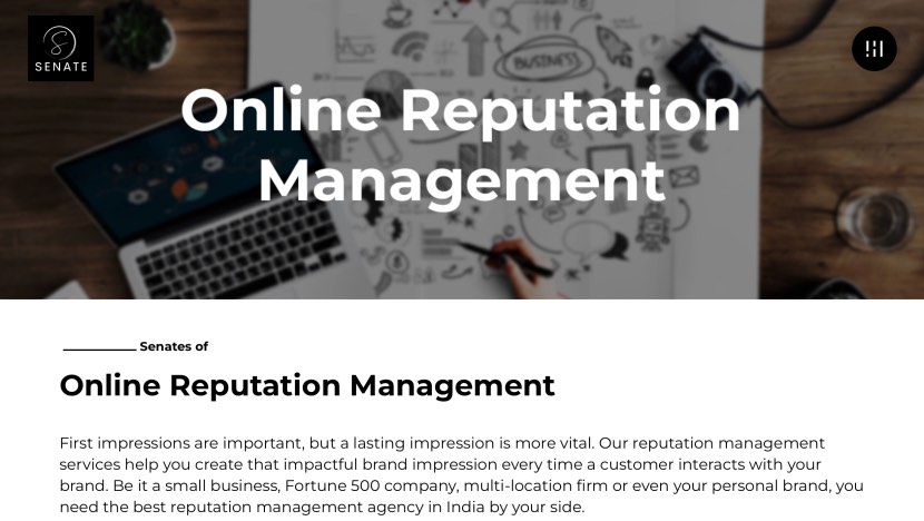 Senate Marketing Best Online Reputation Management Company