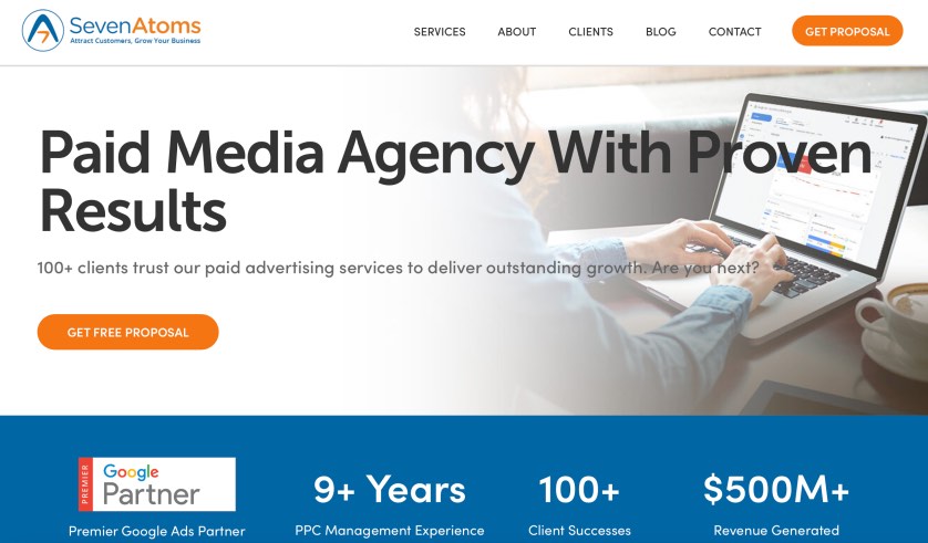 SevenAtoms Full Service Paid Media Agency