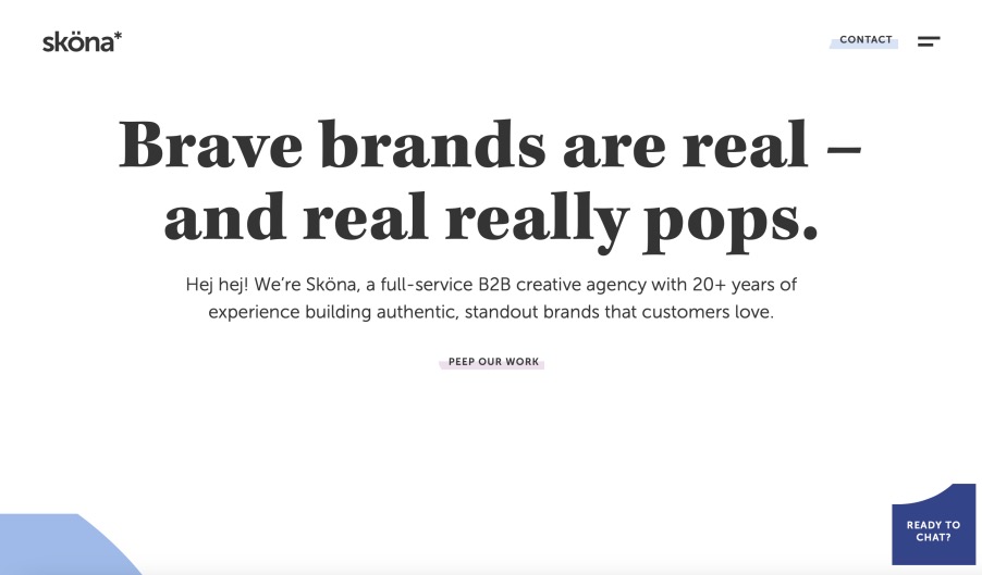 Sköna B2B Startup Branding Agency