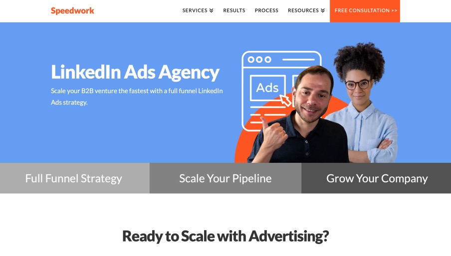 Speedwork Social Leading LinkedIn Advertising Agency