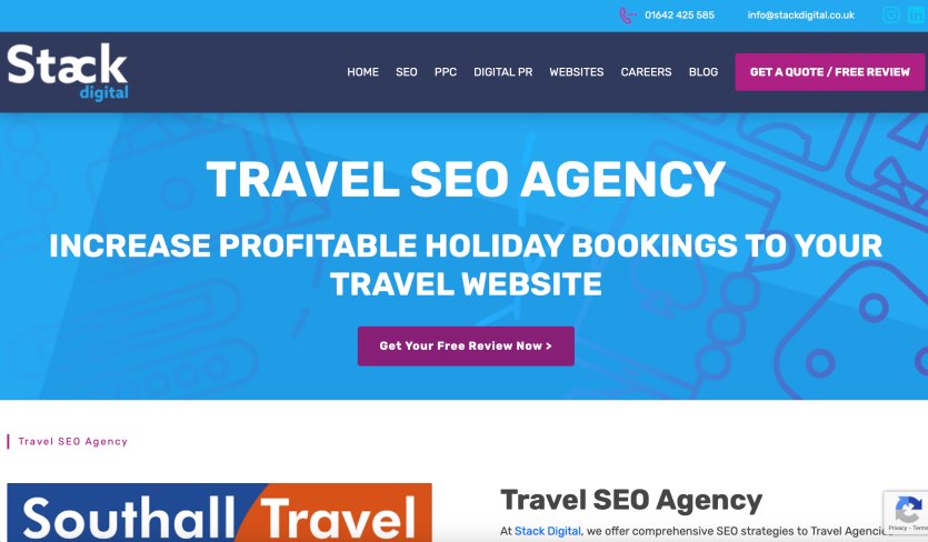 Stack Digital Best Tourism SEO Agency for Travel Companies