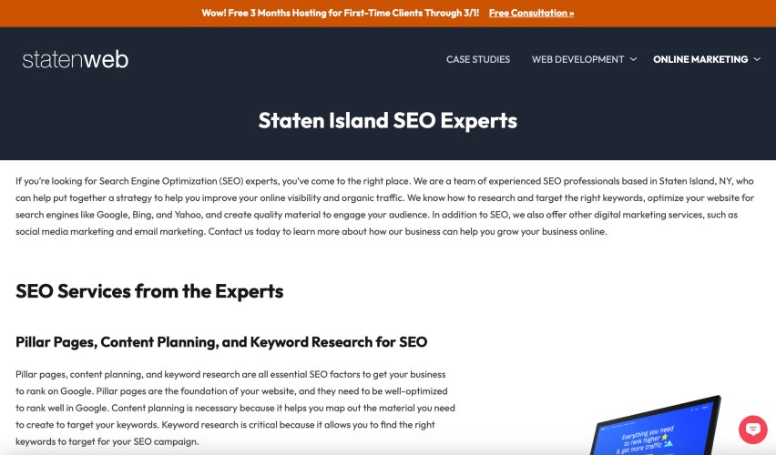 StatenWeb Best Search Engine Optimization Company