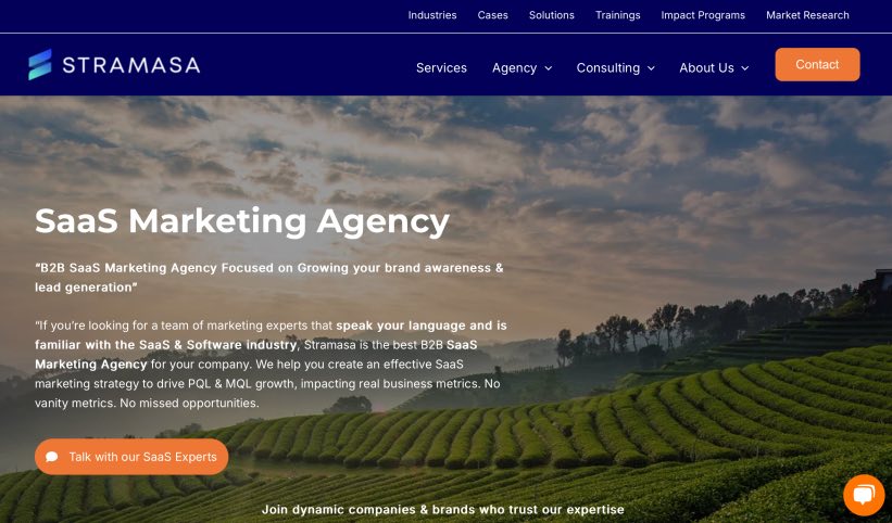 Stramasa Best B2B SaaS Marketing Services