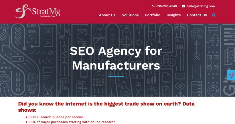 StratMg Best Manufacturing SEO Agencies