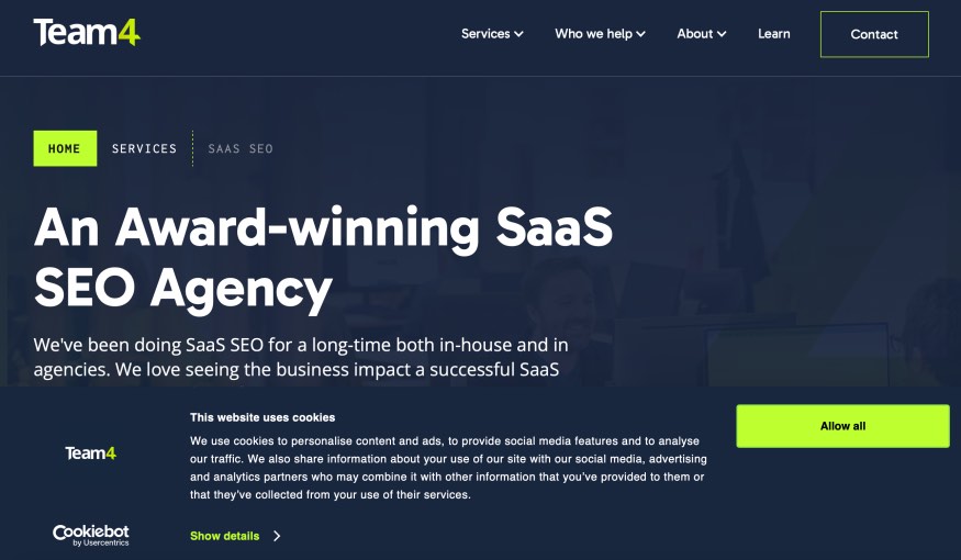 Team4 Best SaaS SEO Service