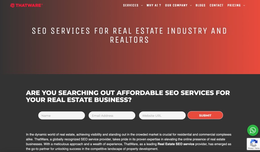 ThatWare Best Real Estate Search Engine Optimization Services