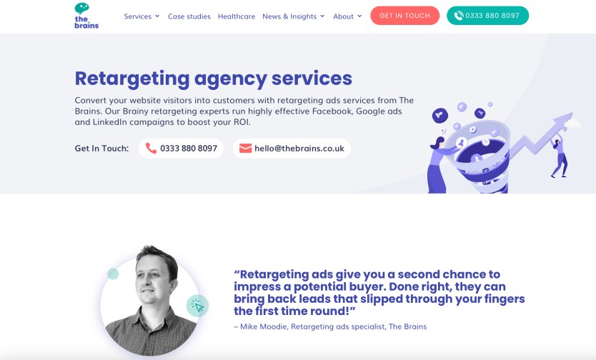 The Brains Marketing Best Retargeting Agency