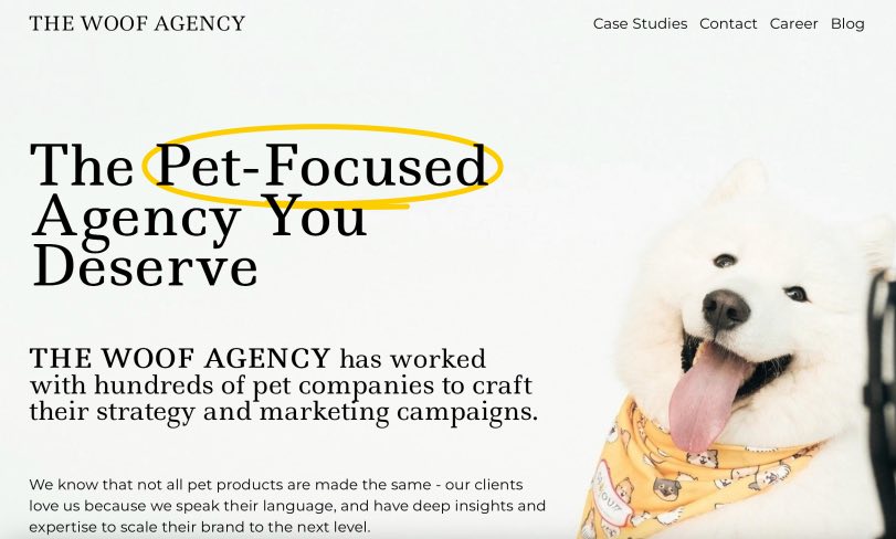 The Woof Best Pet Digital Marketing Agency