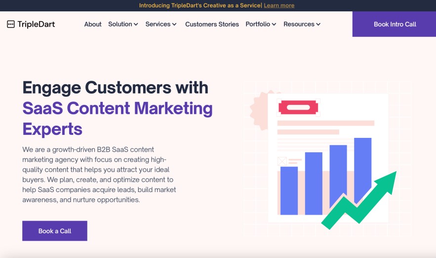 TripleDart Best SaaS Content Marketing Agency