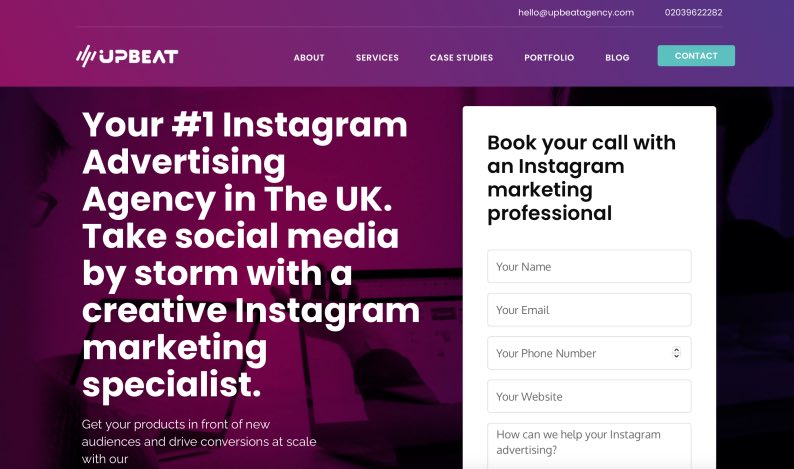 Upbeat Best Instagram Ads Agency