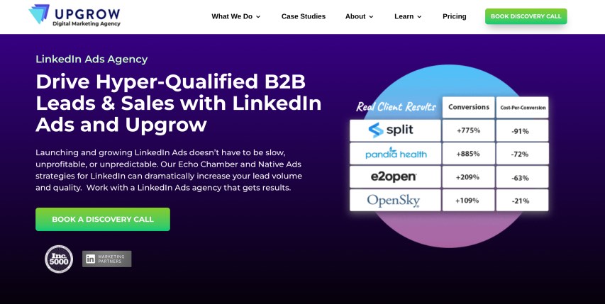 Upgrow Best LinkedIn Ads Services