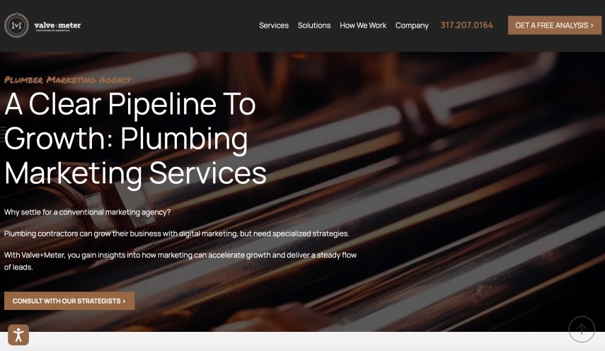 Valve+Meter Best Plumbing Digital Marketing Company