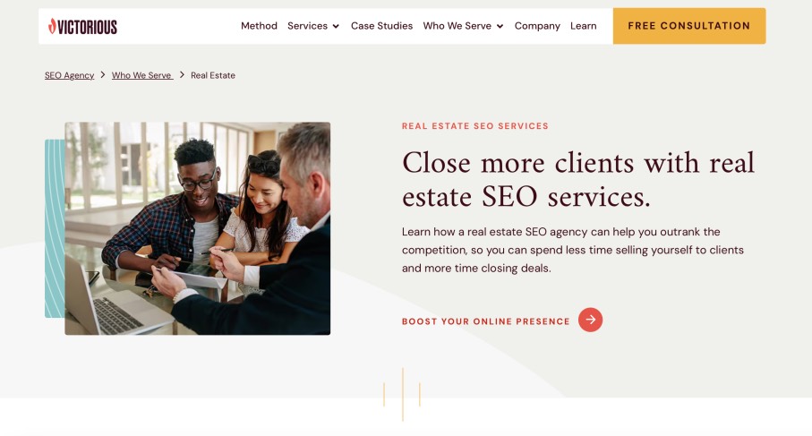 Victorious Best Real Estate SEO Experts