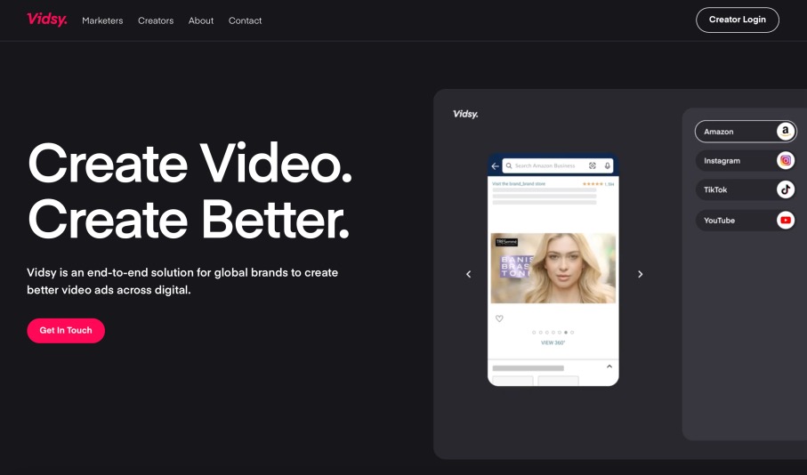 Vidsy Best Video Marketing Firm