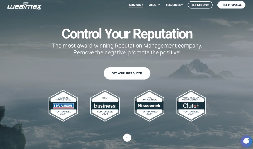 WebiMax Online Reputation Management ORM Agencies