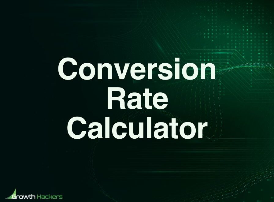 Conversion Rate Calculator Use our Free Tool to Calculate Visits-to-Conversions Ratio