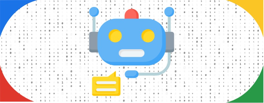 Google AI Robot Chatbot Concept