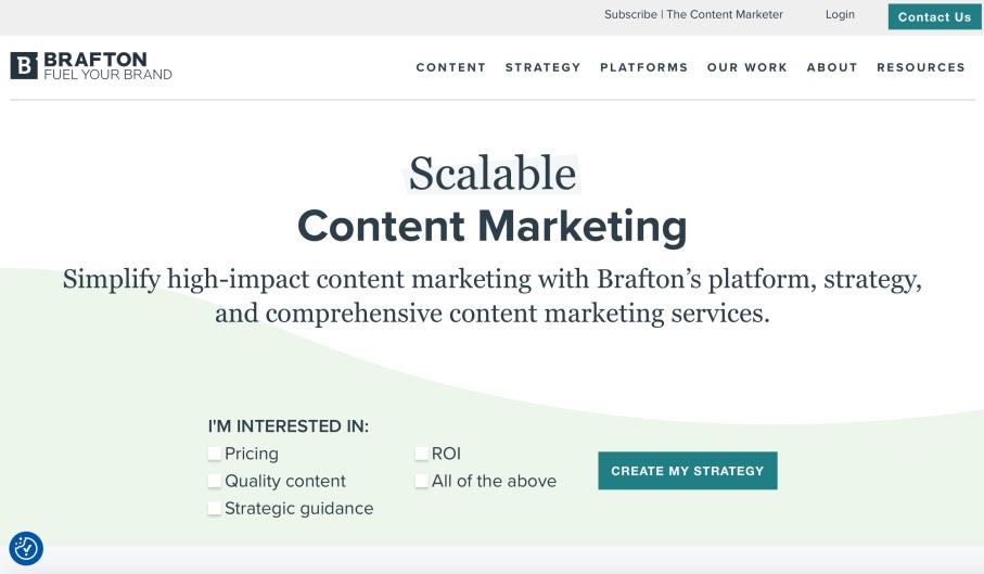 Brafton Best Content Strategy Companies