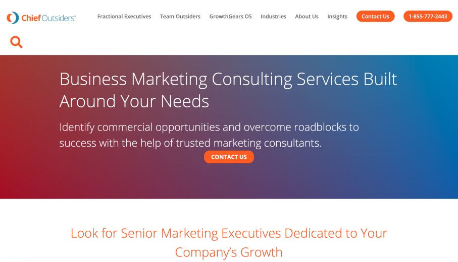 Chief Outsiders Top Marketing Consulting Agencies